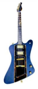 HeliArc Guitars Stingray Blue Medium Neck